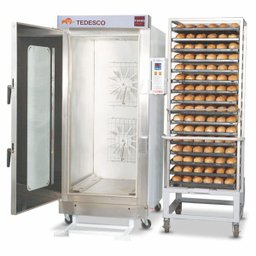 Forno Tedesco para padaria Turbo a gás para 16 esteiras 58cm x 68cm - FTT480G COM RACK REMOVÍVEL - 1