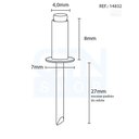 Ver imagem 4 de Rebite De Repuxo Em Alumínio Caixa Stein - 4.0X08 S-408 - Caixa C/1000