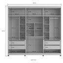 Ver imagem 4 de Guarda-roupas Casal 6 Portas com Espelhos Multimóveis Cr35242