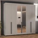 Ver imagem 2 de Guarda-roupas Casal 6 Portas com Espelhos Multimóveis Cr35242