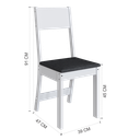 Ver imagem 6 de Conjunto De Sala De Jantar Fidelitá Siena Com 4 Cadeiras 