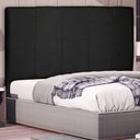 Ver imagem 5 de Cabeceira Solteiro 0,90m Ravenna Suede Preto