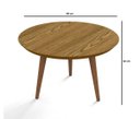 Ver imagem 4 de Mesa de Centro Luna 59 Cumarú - Patrimar Móveis