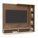 Ver imagem 3 de Painel para Tv até 52 Polegadas 1 Porta 4 Nichos Sublime Canelato com Off White
