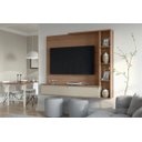Ver imagem 2 de Painel para Tv até 52 Polegadas 1 Porta 4 Nichos Sublime Canelato com Off White