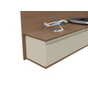 Ver imagem 4 de Painel para Tv até 52 Polegadas 1 Porta 4 Nichos Sublime Canelato com Off White
