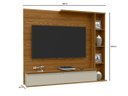 Ver imagem 5 de Painel para TV até 52 Polegadas 1 Porta 4 Nichos Sublime Cumarú com Off White