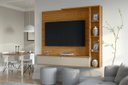 Ver imagem 2 de Painel para TV até 52 Polegadas 1 Porta 4 Nichos Sublime Cumarú com Off White