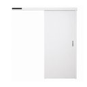 Ver imagem 2 de Porta Correr Lisa Prime Trilho Embutido Branco Concha 72 x 210 Esquerdo Rodam