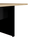 Ver imagem 3 de Mesa Reunião Retangular C/ Pé Painel Atc30 - Macadamia/preto