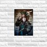 Placa decorativa MDF filme Alice no País das Maravilhas Chapeleiro Maluco 20x30cm - 1