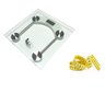 Kit Balança Digital até 180 Kg e Fita Métrica de 150 Cm - 1