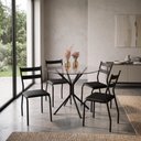 Ver imagem 2 de Conjunto Mesa de Jantar Kappesberg com 4 Cadeiras Preto