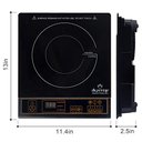 Ver mais imagens de Duxtop Fogão de Indução Portátil 1800w com Controle Digital (dourado)