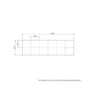 Ver imagem 4 de Cabeceira La Vitto King Retangular Cor:velo Plus 4119