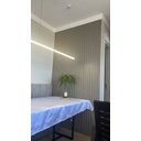 Ver imagem 5 de Painel Ripado Versátil 270x110cm: 02 Unid. (6m²) Polietileno - Talatto Painéis - Cinza