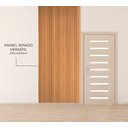 Ver imagem 4 de Painel Ripado Versátil 270x110cm: 02 Unid. (6m²) Polietileno - Talatto Painéis - Cinza
