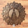 Mandala Nossa Senhora Aparecida em MDF 60cm - 2 Camadas - Decoração Religiosa - Padroeira do Brasil - 1