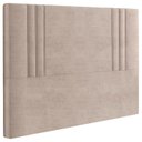 Ver imagem 1 de Cabeceira Casal 138 cm London Veludo Rose Soon