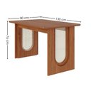 Ver imagem 2 de Mesa de Jantar 4 Lugares Tampo Mdf 130 Cm 20587 Cinamomo Molci