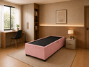Ver imagem 6 de Cama Box Baú Solteiro com Encaixe para Colchão e Puxador Embutido:Rosa