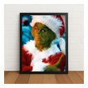 Ver imagem 1 de Quadro Decorativo Filme o Grinch com Vidro Preto