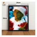 Ver imagem 2 de Quadro Decorativo Filme o Grinch com Vidro Preto