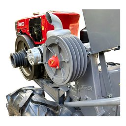 Microtrator Branco Btd 18.0 com Enxadas de 1 Metro - 4