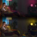 Ver imagem 1 de Abajur Luminária Mesa Jujuba LED Colorido Rgb Cromoterapia