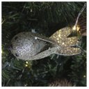 Ver imagem 6 de Kit 12 Enfeite Decoração Árvore Natal Pomba Dourada Natalina 16cm