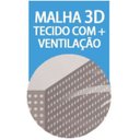 Ver imagem 3 de Colchão Solteiro Castor Silver Star Air Double Face Tecnopedic 88x188x34
