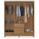 Ver imagem 5 de Guarda Roupa Casal 06 Portas 62920 Amendola Touch Demobile