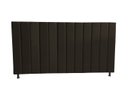 Ver imagem 1 de Cabeceira de Cama Box Estofada Gabi Casal 140 Cm Suede Marrom Eli Móveis