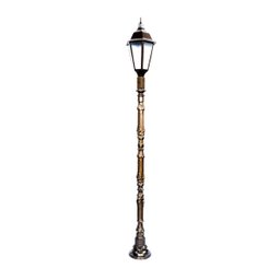 Poste Colonial de Jardim Blumenau de Alumínio Fundido 246cm - 1