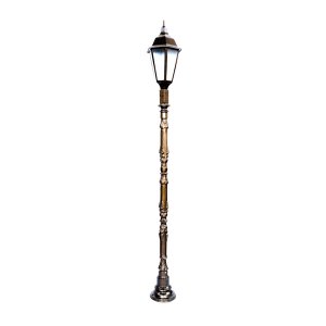 Poste Colonial de Jardim Blumenau de Alumínio Fundido 246cm