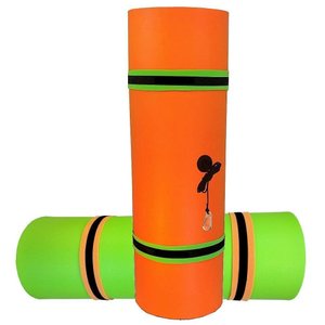 Tapete Flutuante Gigante - 5,5m X 1,85m:verde/laranja Sskx-4