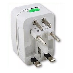 Adaptador Tomada Universal Internacional Mundial Serve Em Todos Paises Qualidade E Tensão - 10
