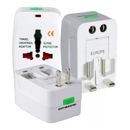 Adaptador Tomada Universal Internacional Mundial Serve Em Todos Paises Qualidade E Tensão - 1