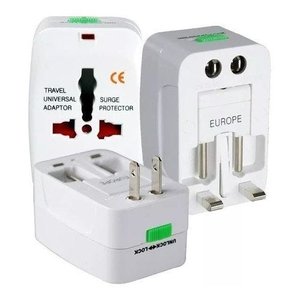Adaptador Tomada Universal Internacional Mundial Serve Em Todos Paises Qualidade E Tensão