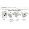Adaptador Tomada Universal Internacional Mundial Serve Em Todos Paises Qualidade E Tensão - 6