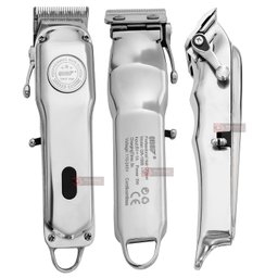 Maquina Profissional De Cortar Cabelo Aparar Barba Depilador Axilas Pezinho Recarregável Bivolt - 1