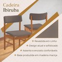 Ver imagem 4 de Cadeira Ibiruba Madeira Maciça Tecido em Linho Cinza