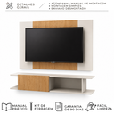 Ver imagem 5 de Painel com Rack para TV55" Moderno - Tokyo c/ Porta 155cm
