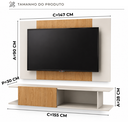 Ver imagem 6 de Painel com Rack para TV55" Moderno - Tokyo c/ Porta 155cm
