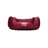 Caminha Pet Cachorro Quadrada G 60x60cm Porte Médio até 12KG Bordô - DUPPET - 1