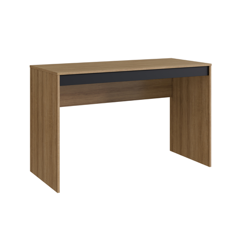 Mesa Escrivaninha para Escritório B23 Emovell: Mel e Preto