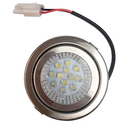 Lâmpada de Led Redonda para Coifa  Plug Branco - 2