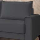 Ver imagem 6 de Sofá 3 Lugares com Chaise e Pé Metálico Amazon