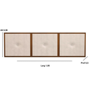 Ver imagem 5 de Cabeceira para Cama Casal Box King 1,95 Estofado com Madeira Bege