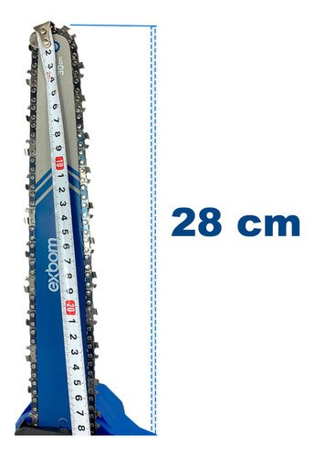 Motosserra Elétrica Portátil 12 Polegadas com 2 Baterias - 7